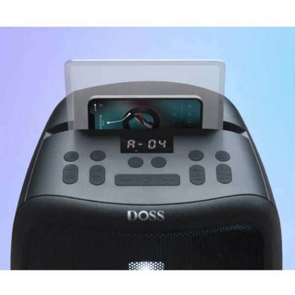 Doss PartyBoom WB-382 v5.0 IPX5 70W Led svetla crni