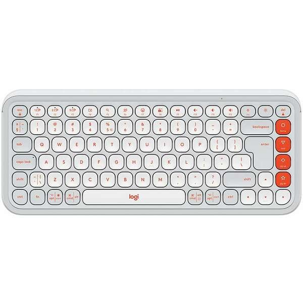 LOGITECH POP ICON KEYS - BELA - US BT 920-013072 Bezicna Tastatura