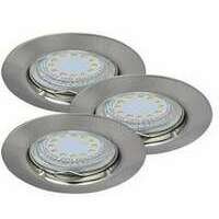 RABALUX Lite LED ugradni spot GU10 3x3W 3000K mat hrom