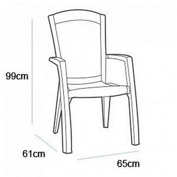 KETER Stolica Minesota grafit CU 213717
