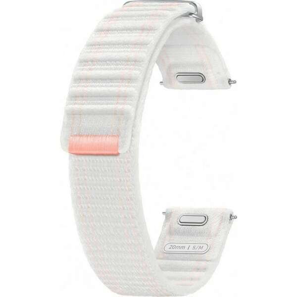 SAMSUNG Galaxy Watch 7 Fabric Band White Pink S/M ET-SVL30-SWE