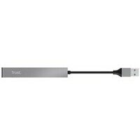 TRUST ADAPER HALYX USB 2.0 4xUSB Aluminium Silver