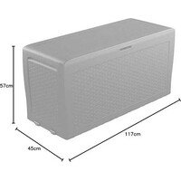 KETER Samoa ratan box 270l grafit