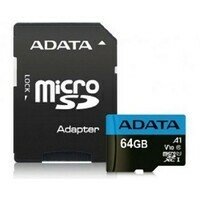 ADATA MICRO SD 64GB + SD ADAPTER (AUSDX64GUICL10A1-RA1)