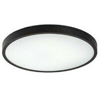 RABALUX Alenzo, LED plafonjera sa daljinskim, dimabilna, 24W, 3000-6000K, 35.5cm, IP44, crna