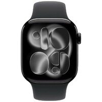 APPLE Watch S11 GPS 42mm Jet Black Aluminium Case with Black Sport Band - S/M meqt4rk/a