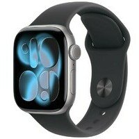APPLE Watch S11 GPS 42mm Space Grey Aluminium Case with Black Sport Band - M/L meqx4rk/a