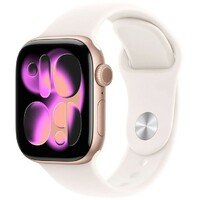 APPLE Watch S11 GPS 46mm Rose Gold Aluminium Case with Light Blush Sport Band - M/L mev74rk/a