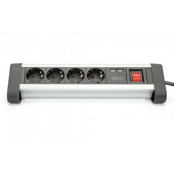 DIGITUS Produzni kabl sa 4 uticnice +2 USB