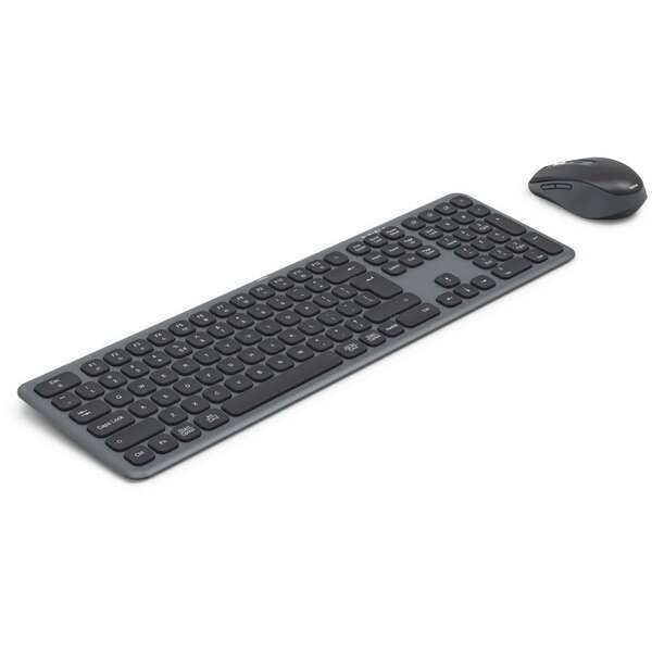 HAMA WKM-550 bezicna tastatura i mis, US, crna