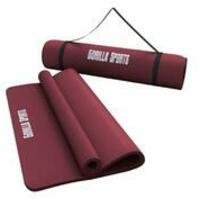 GORILLA SPORTS Prostirka za vezbanje (190 x 100 x 1,5 cm  /  Bordo)