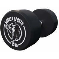 GORILLA SPORTS Okrugla gumirana bucica (15 kg)