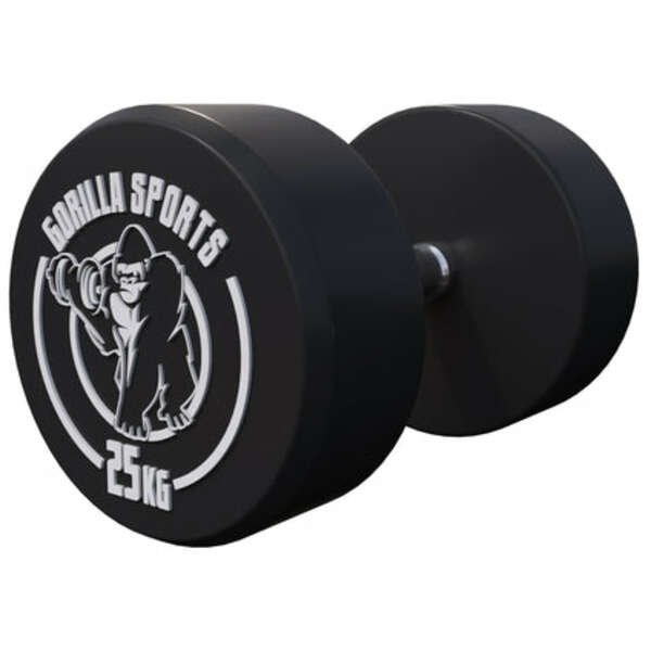 GORILLA SPORTS Okrugla gumirana bucica (25 kg)
