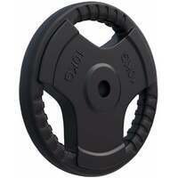 GORILLA SPORTS Gumirani teg (10 kg  /  Crni)
