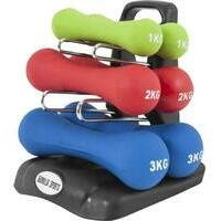 GORILLA SPORTS Set neopren bucica sa stalkom (12 kg)