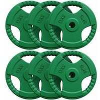 GORILLA SPORTS Set gumiranih tegova (6 x 5 kg)