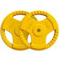 GORILLA SPORTS Set gumiranih tegova (2 x 15 kg)