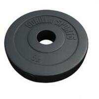 GORILLA SPORTS Plasticni olimpijski tegovi (5 kg)