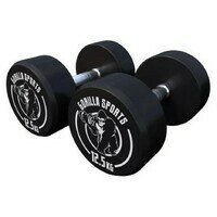 GORILLA SPORTS Okrugle gumirane bucice (2 x 12,5 kg)