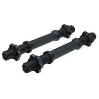 GORILLA SPORTS Set od 2 sipke za bucice 35 cm (Crna)