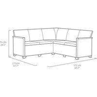 KETER Marie 5 seater grafit