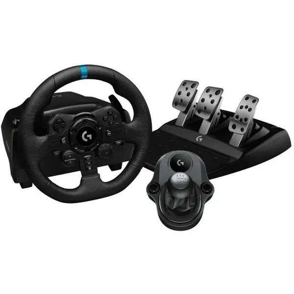 LOGITECH G923 Trueforce Gaming Racing Wheel + Logitech Shifter