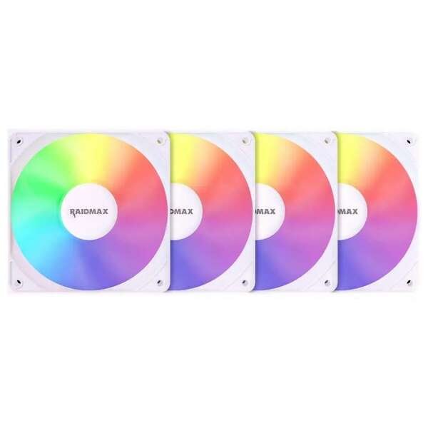 RAIDMAX 4x120mm kit Infinity X-Air White ARGB NV-X120FWDC4
