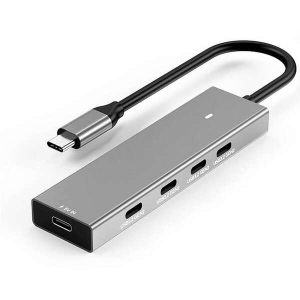 KETTZ KT-HUBC300 Tip C HUB + 4 x USB3.2 Gen2 10Gbs