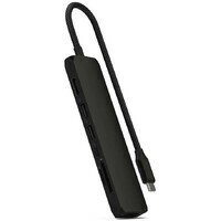 SATECHI 7-in-1 USB-C Slim Multiport Adapter with Ethernet - Black