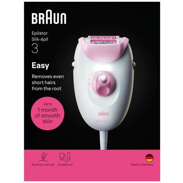 BRAUN SE3-000 PNK BOX MN