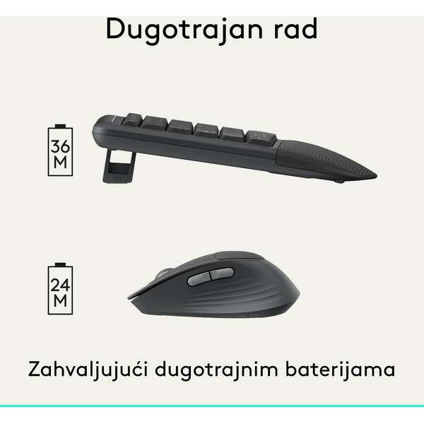 LOGITECH Signature Comfort Plus MK880 US GRAPHITE