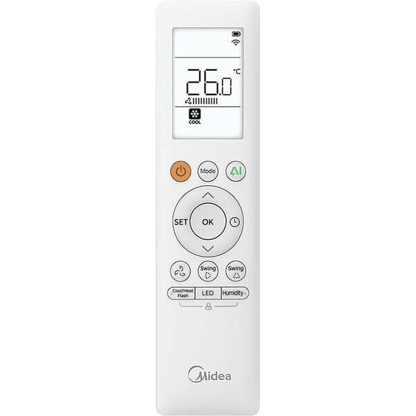 MIDEA EZ-12RD6-I   WHITE Solstice