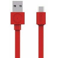 ALLOCACOC Flat USB kabl microUSB 1.5m crveni 10452RD/USBMBC