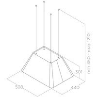 ELICA IKONA LIGHT WH F 60