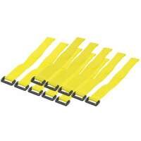 LOGILINK Cicak trakice za vezivanje kablova Velcro 300x20mm 10kom (Zuta)