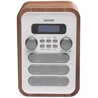 DENVER DENVER DAB-48 RADIO FM WHITE