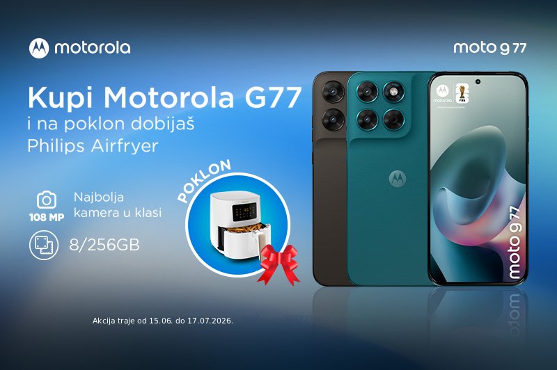 Motorola g77 plus Philips Air Fryer na poklon